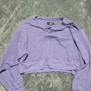 Victoria's secret crop sweatshirt